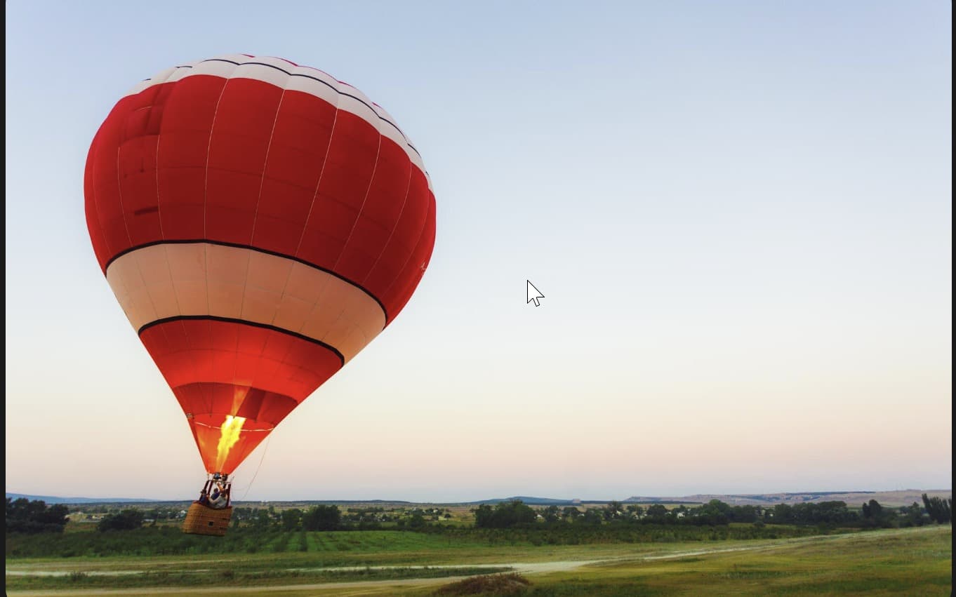 Balade en montgolfière